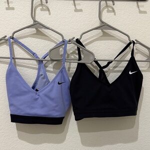 Nike Indy Sports Bra Set - Black and Lavender